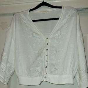 Love stitch white shirt size small